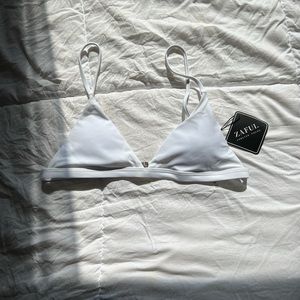white bikini top